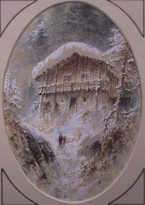 Chalet bei Grindelwald von Elijah Walton
