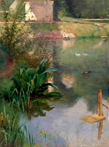 Rand eines Grabens, späte 19. bis frühe 20. Jahrhundert von Eliphalet Frazer Andrews