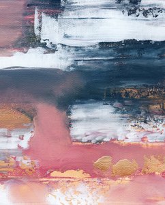 Gold Blush Abstrakte Schichten