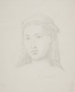 Frauenkopf von Elisabeth Jerichau Baumann