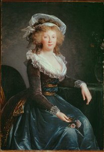 Maria Theresia von Bourbon, Ehefrau von Louis de France, nicht regierender Sohn von Louis XV