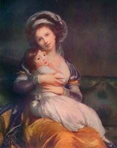 Louise Elisabeth Vigée Le Brun 1755-1842 mit ihrer Tochter Jeanne-Lucie, 1786, 1911