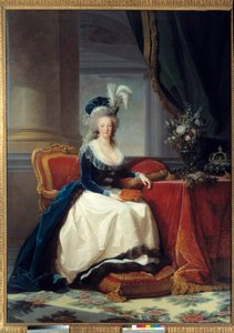Marie-Antoinette - Ganzkörperporträt von Marie Antoinette von Lothringen-Habsburg, Königin von Frankreich von Elisabeth Louise Vigee Lebrun