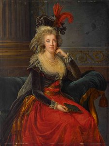 Porträt von Maria Carolina von Österreich 1752-1814