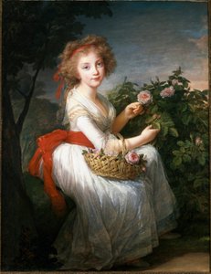 Porträt von Maria Christina von Neapel und Sizilien von Elisabeth Louise Vigee Lebrun