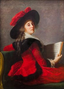 Porträt der Baronin Crussol, Ehefrau von Henri-Charles-Emmanuel de Crussol-Florensac, geborene Anne Mari von Elisabeth Louise Vigee Lebrun