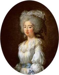 Porträt der Louise Marie Josephine, Comtesse de Provence, später Königin von Frankreich von Elisabeth Louise Vigee Lebrun