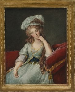 Porträt von Louise Marie Adelaide de Bourbon-Ponthievre, Herzogin von Orleans von Elisabeth Louise after Vigee Lebrun