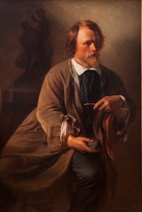 Der Bildhauer Jens Adolf Jerichau, der Ehemann der Künstlerin