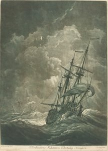 Schifffahrtsszene aus der Sammlung von John Chicheley, 1720er von Elisha Kirkall