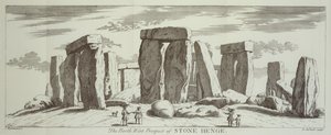 Die Nordwestansicht von Stonehenge, 1725
