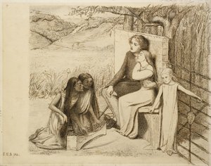 Zwei Liebende, 1854