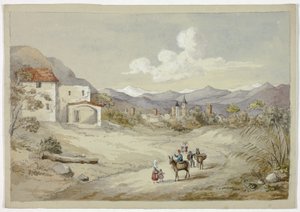 Albenga an der Corniche-Straße von Elizabeth Murray
