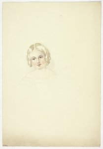 Porträtkopf eines jungen Mädchens von Elizabeth Murray