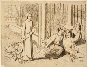 Pippa Passes, 1854 von Elizabeth Siddal