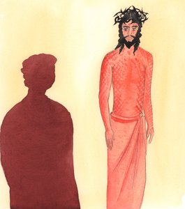Eine Person, die Schmerzen und Demütigungen in Geduld trägt, aus Liebe zu Christus, ist wie Er, der für uns verwundet wurde von Elizabeth Wang