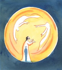 Eine Person, die durch die Taufe Gottes Leben teilt und in einem Zustand der Gnade lebt, kann sicher sein, dass, wenn sie im Namen Christi zum Vater betet, im Geist, Er hört und antwortet von Elizabeth Wang