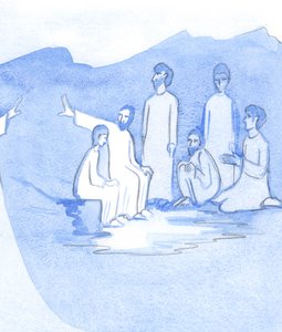 Ein wahrer Jünger bleibt Christus nahe, lernt von ihm und ist sich seiner Liebe sicher, auch wenn Christus fern zu sein scheint.