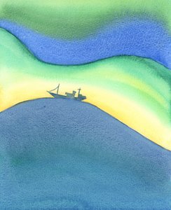 Wie ein Schiff auf dem Ozean von Wasser umgeben ist, so sind wir vollständig von Gottes Liebe umgeben und getragen - ob wir beten oder nicht und ob wir seine Gegenwart erfahren oder nicht