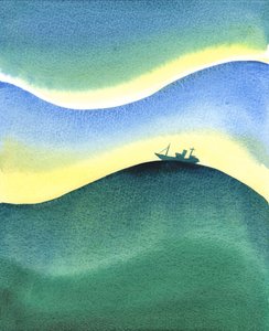 Wie ein Schiff auf dem Ozean von Wasser umgeben ist, so sind wir vollständig von Gottes Liebe umgeben und getragen - ob wir beten oder nicht und ob wir seine Gegenwart erfahren oder nicht
