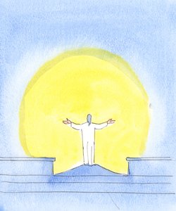 Bei jeder Feier des Heiligen Messopfers ist Christus wirklich gegenwärtig, betet für die Sünder und blickt zum Vater, genauso wie Christus einst vom Kreuz aus betete