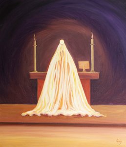Bei der Konsekration ist Jesus gegenwärtig, liebt uns, obwohl er unseren Augen verborgen ist