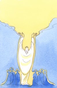 Weil Jesus Christus Gott und Mensch ist und bei der Messe unter uns gegenwärtig ist