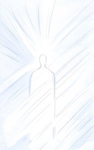 Christus, wirklich Mensch, vor dir, ist auferstanden und lebendig. Betrachte denselben Christus, göttlicher Sohn, majestätisch von Elizabeth Wang