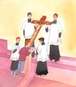 Christus ist tief berührt von jedem Zeichen der Hingabe an Ihn in Seinem Leiden, das Er aus Liebe zu uns allen ertragen hat