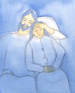 Christus liebt es, Seine Freunde in der Heiligen Kommunion willkommen zu heißen