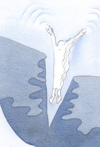 Christus taucht in viele Herzen ein, in der Kommunion, geht dorthin, wo er gerufen wird, und akzeptiert sogar Gleichgültigkeit von Elizabeth Wang