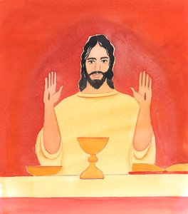 Christus zeigte mir sein einmaliges Opfer, als er an ein Kreuz genagelt wurde und starb, wegen der Sünde
