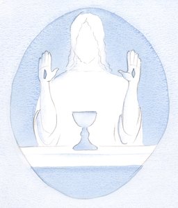 Christus zeigte mir sein einmaliges Opfer, als er ans Kreuz genagelt wurde und wegen der Sünde starb von Elizabeth Wang