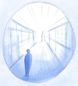 Christus zeigte mir einen Weg, der zu ihm führt, und erklärte, wie ich - durch meinen eigenen Willen - vom wichtigen Ziel abgelenkt werde