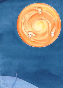Jeder Mensch auf Erden, gezeichnet durch die Erbsünde, ist eingeladen, das Leben der drei göttlichen Personen, eines Gottes, zu teilen, die in unendlicher Freude und Strahlkraft leben