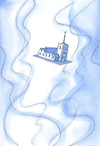 Gottes Heiligkeit ist so groß, dass sie auf einmal unsere Kirche erfüllt und gleichzeitig das ganze Gebäude in unsichtbares Licht und Feuer hüllt. von Elizabeth Wang