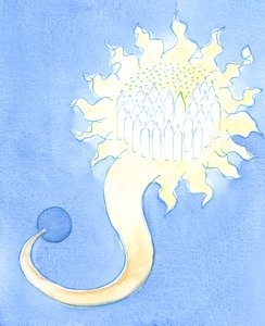 Der Himmel ist wie ein helles Zuhause weit über der Dunkelheit der Erde; ein erhabener Zustand; ein freies Geschenk, dessen wir nicht würdig sind