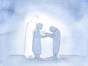 Mir wurde gezeigt, dass jedes zärtliche Wort oder jede Geste von mir ein heiliger und glücklicher Weg ist, auf dem Christus andere durch mich grüßt