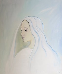 Im Himmel teilt die Jungfrau Maria die Sorgen ihres Sohnes für alles, was auf der Erde geschieht