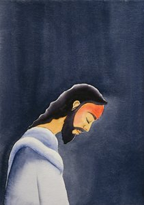 In seiner Agonie betet Jesus in Gethsemane zu seinem Vater