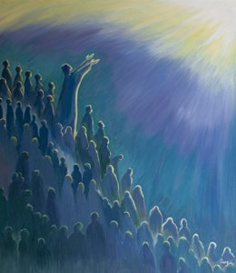 Durch Jesus, der bei der Heiligen Messe für uns Fürsprache hält, steigt unser Gebet im Geist zum Vater auf von Elizabeth Wang