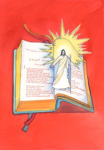 Jesus Christus wird uns durch Sein heiliges Wort offenbart, wann immer wir die Heiligen Schriften lesen oder sie bei der Messe verkündet werden. Durch Ihn kommen wir zum Vater