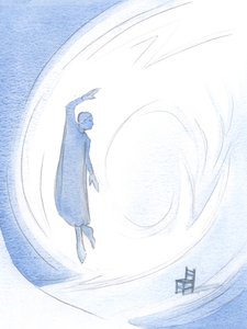 Jesus goss seine Freude aus, hob meine Seele im unbewussten Gebet, im Lobpreis des Vaters, 2000 von Elizabeth Wang