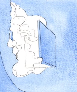 Die Gottheit wurde wie das lodernde Feuer am Eingang zum ewigen Leben, an der 