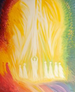 Durch Christus und seine Heiligen werden unsere Gebete zu den treuen Verstorbenen geleitet von Elizabeth Wang