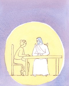 Durch die Heilige Kommunion sind wir mit Christus gegenwärtig; und wir können so intim mit ihm sprechen, als säßen wir am Küchentisch