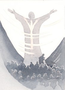 Wir können alle unsere Absichten mit Christi mächtigem Gebet bei der Messe vereinen, uns hinter seinem Gewand verstecken und auf seine Verdienste vertrauen.
