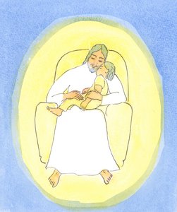 Wenn ein Freund Christi ihn in der Heiligen Kommunion empfängt, aber zu krank und müde ist, um zu beten, kann sie sicher sein, dass Christus sie in seiner liebevollen Fürsorge 