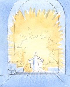 Wenn das Brot bei der Messe geweiht wurde, ist Christus in seiner ganzen Herrlichkeit substantiell auf unserem Altar gegenwärtig