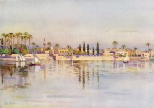 Die Insel Roda, Kairo von Ella Du Cane